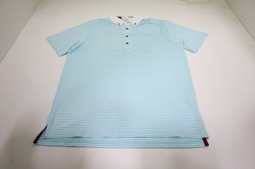 Greyson Golf Quogue Polo Mens Size Medium Skystone Regular 905D New 01310041 Greyson Golf Quogue Polo Mens Size Medium Skystone Regular 905D New 01310041