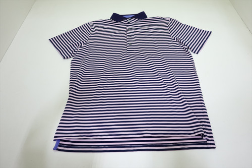 Greyson Golf Solid Polo Mens Size Medium Navy/Pink Regular 968F New 01310785 Greyson Golf Solid Polo Mens Size Medium Navy/Pink Regular 968F New 01310785