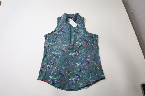 Greyson World Sleeveless Polo Womens Small Multi 971D New 01310520 Greyson World Sleeveless Polo Womens Small Multi 971D New 01310520