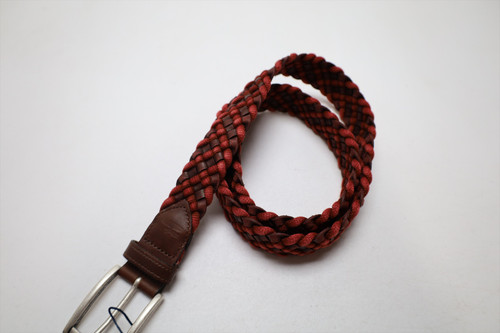 Johnnie-O Golf Braidly Belt Men Size Medium Malibu Red New INV12592752 Johnnie-O Golf Braidly Belt Men Size Medium Malibu Red New INV12592752
