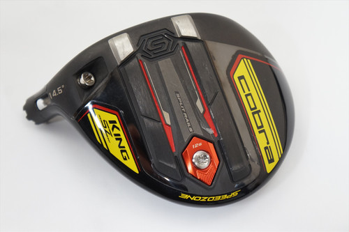 Cobra Speedzone Black/Yellow 14.5* #3 Wood Club Head Only 1017827 Lefty Lh Cobra Speedzone Black/Yellow 14.5* #3 Wood Club Head Only 1017827 Lefty Lh