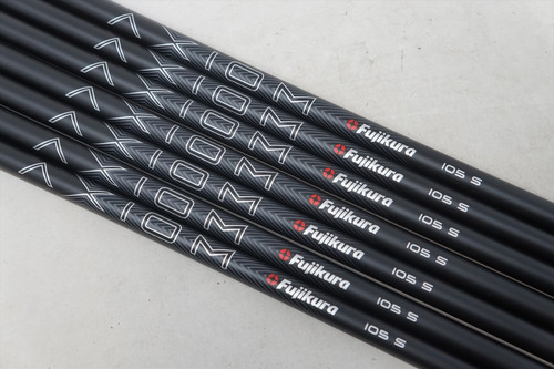 New Fujikura Axiom 105-S Stiff 37.5"-40.5" 7pc 4-PW Iron Shaft Set .370 Uncut