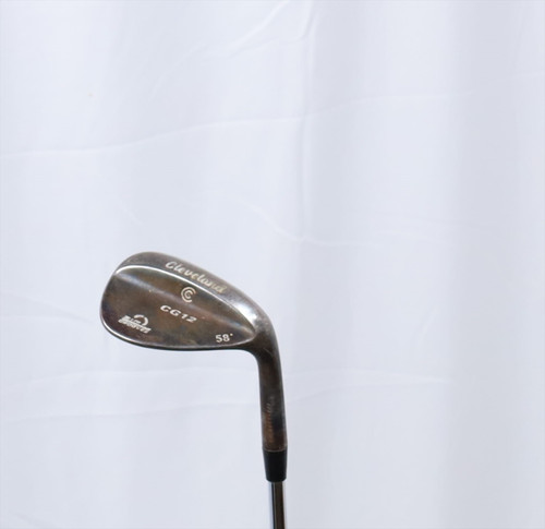 Cleveland Cg12 Black Pearl Wedge 58°- Wedge Stock Stl 1114242 Good Cleveland Cg12 Black Pearl Wedge 58°- Wedge Stock Stl 1114242 Good