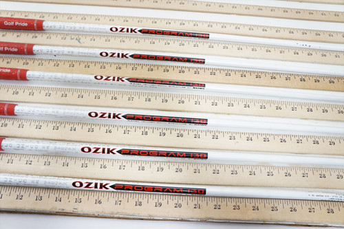 Matrix Ozik Program 130 X-STIFF 35.25"-37.5" 6pc Iron Shaft Set Pulls .355 40399 Matrix Ozik Program 130 X-STIFF 35.25"-37.5" 6pc Iron Shaft Set Pulls .355 40399