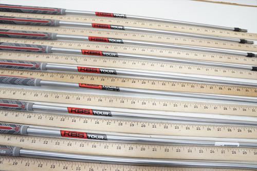 Kbs C-Taper 120 120g Stiff 33.5"-37" 9Pc. Iron Shaft Set .355 1041137 Kbs C-Taper 120 120g Stiff 33.5"-37" 9Pc. Iron Shaft Set .355 1041137