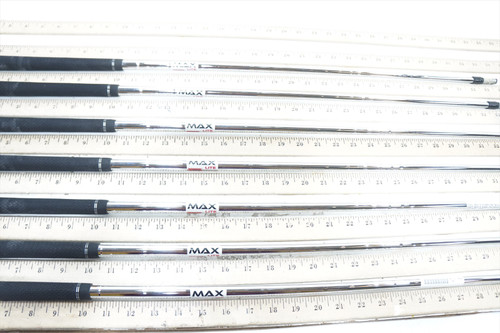 KBS Max Lite Regular Flex 33.75"-37.25" 7Pc Iron Shaft Set Pulls .370 1228319