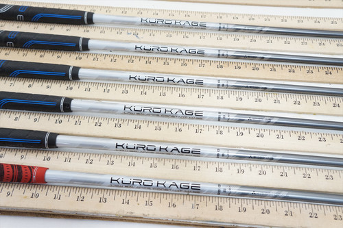 Mitsubishi Kuro Kage Low Balance 65g Stiff 34.75"-37.25" 6pc Shaft Set Pulls 974 Mitsubishi Kuro Kage Low Balance 65g Stiff 34.75"-37.25" 6pc Shaft Set Pulls 974
