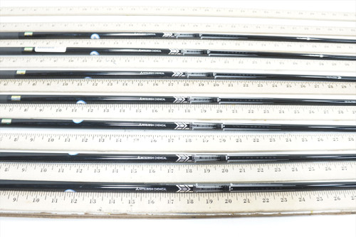 Mitsubishi Mmt Taper Tip 105 Stiff 33.75"-37" 7pc Iron Shaft Set .355T 1182787 Mitsubishi Mmt Taper Tip 105 Stiff 33.75"-37" 7pc Iron Shaft Set .355T 1182787