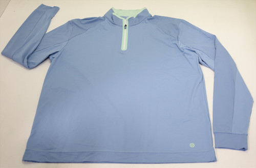 FootJoy Tempo Mixed Texture Pullover Mens Size Large Mid Blujay 989G 01311073 FootJoy Tempo Mixed Texture Pullover Mens Size Large Mid Blujay 989G 01311073