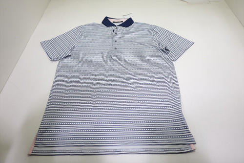 Greyson Golf Path Less Traveled Polo Mens Size Medium Arctic 987F New 01311188 Greyson Golf Path Less Traveled Polo Mens Size Medium Arctic 987F New 01311188
