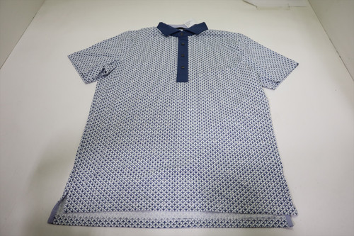 Greyson Golf Footprints Polo Mens Size Medium Falcon Regular 987F New 01311199