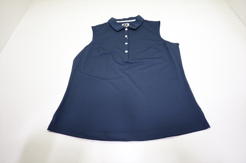 FootJoy Golf Sleeveless Polo Womens Size Medium Navy Regular 984o New 01311279 FootJoy Golf Sleeveless Polo Womens Size Medium Navy Regular 984o New 01311279