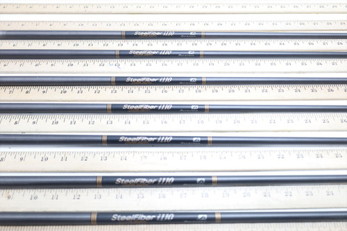 Aerotech Steelfiber Priv Res. I110 Stiff 34.5"-37.25" Iron Shaft Set Pulls 4488 Aerotech Steelfiber Priv Res. I110 Stiff 34.5"-37.25" Iron Shaft Set Pulls 4488