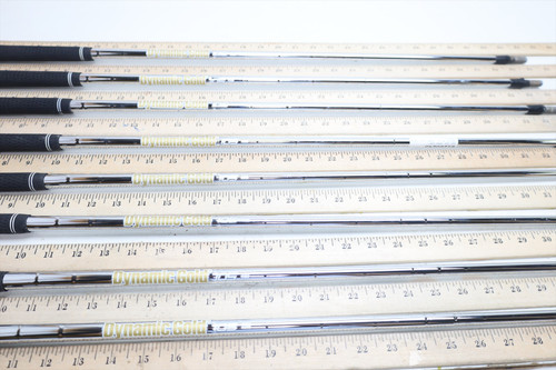 True Temper Dynamic Gold 105 S300 Stiff 34-36.75" Iron Shaft Set Pulls .355 5245 True Temper Dynamic Gold 105 S300 Stiff 34-36.75" Iron Shaft Set Pulls .355 5245