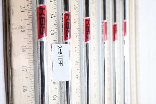 希少 エポン抜き KBS S-TAPER 130 アイアン用シャフト 8本セット Kbs S-Taper 130 130g X-STIFF 34.5