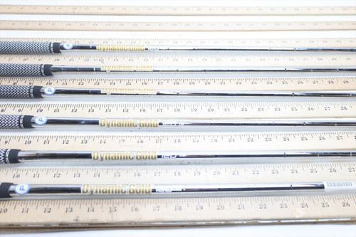 True Temper Dynamic Gold 120 X100 Pure 34"-36.75" Iron Shaft Set Pulls .355 6249 True Temper Dynamic Gold 120 X100 Pure 34"-36.75" Iron Shaft Set Pulls .355 6249