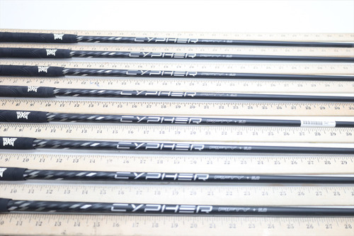 Project X Cypher 50I 56g Senior 34.75"-38.75" Iron Shaft Set Pulls .370 4489 Project X Cypher 50I 56g Senior 34.75"-38.75" Iron Shaft Set Pulls .370 4489