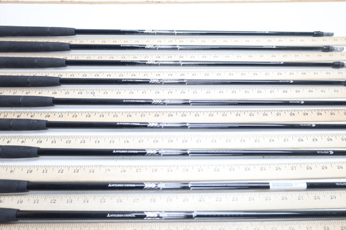 Mitsubishi Mmt Taper Tip 105 105g Stiff 34"-37" Iron Shaft Set Pulls .355 4491 Mitsubishi Mmt Taper Tip 105 105g Stiff 34"-37" Iron Shaft Set Pulls .355 4491