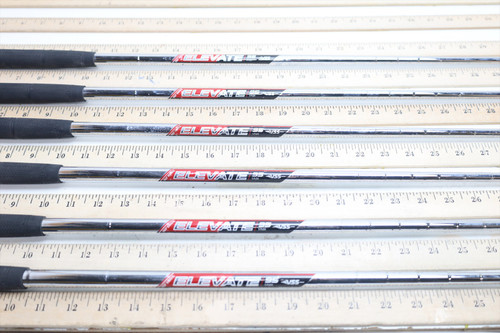 True Temper Elevate Ets 95 95g Stiff 35"-37.5" Iron Shaft Set Pulls .355 6244 True Temper Elevate Ets 95 95g Stiff 35"-37.5" Iron Shaft Set Pulls .355 6244