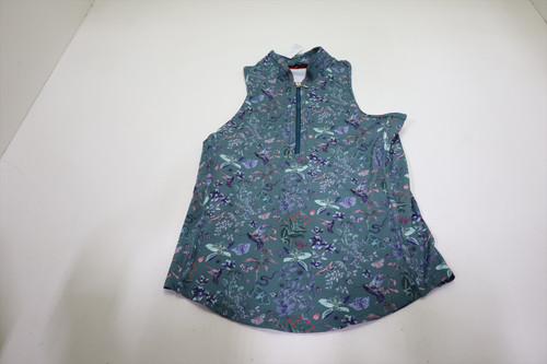 Greyson Whimsical World Polo Womens Size Small Marsh Multi 997F New 01311729 Greyson Whimsical World Polo Womens Size Small Marsh Multi 997F New 01311729