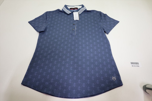 Greyson Wolf Links Scarlett Polo Womens Size Small Indigo 997F New 01311769 Greyson Wolf Links Scarlett Polo Womens Size Small Indigo 997F New 01311769