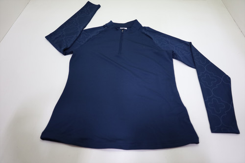 FootJoy Mid Layer 1/4 Zip Pullover Womens Size Small Navy 985F New 01311326 FootJoy Mid Layer 1/4 Zip Pullover Womens Size Small Navy 985F New 01311326