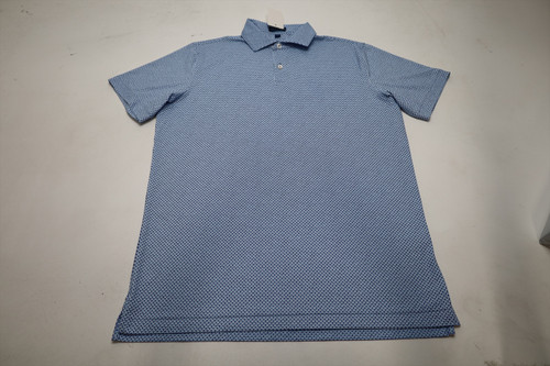 Golf Pattern Polo Mens Size Medium SKY Regular New INV12588195 Golf Pattern Polo Mens Size Medium SKY Regular New INV12588195