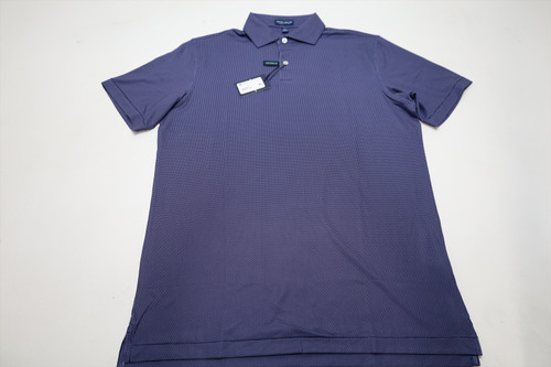 Golf Pattern Polo Mens Size Medium NAVY Regular New INV12588294 Golf Pattern Polo Mens Size Medium NAVY Regular New INV12588294