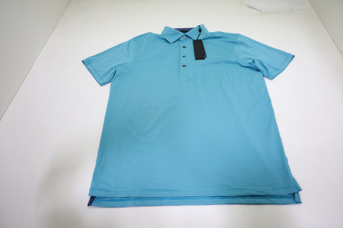 Greyson Golf Sandur Polo Mens Size Medium Torrent/Cyano 985G New 01311478 Greyson Golf Sandur Polo Mens Size Medium Torrent/Cyano 985G New 01311478