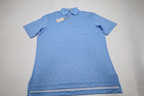 Golf Pattern Polo Mens Size Medium COTTAGE BLUE Regular New INV12588439 Golf Pattern Polo Mens Size Medium COTTAGE BLUE Regular New INV12588439