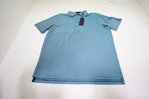 Greyson Golf Sandur Polo Mens Size Medium Maltese Blue/Torrent 985G New 01311465 Greyson Golf Sandur Polo Mens Size Medium Maltese Blue/Torrent 985G New 01311465