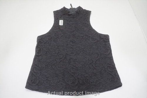 Greyson Lennox Lace Mock Neck Polo Womens Size X-Small Anthraclte 841B 01085763 Greyson Lennox Lace Mock Neck Polo Womens Size X-Small Anthraclte 841B 01085763