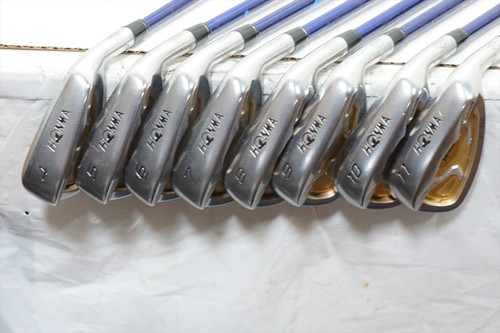 Honma Is-05 3 Star Iron Set 4-10, 11 Stiff Flex Armrq Graphite 1017129 Good C14 Honma Is-05 3 Star Iron Set 4-10, 11 Stiff Flex Armrq Graphite 1017129 Good C14