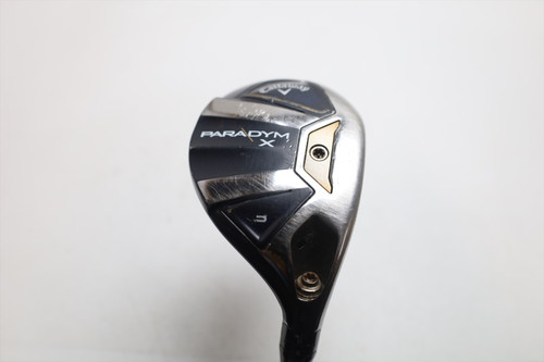 Callaway Paradym X 18° 3H Hybrid Regular Hzrdus Gen 4 Silver 65 12620046 Good Callaway Paradym X 18° 3H Hybrid Regular Hzrdus Gen 4 Silver 65 12620046 Good