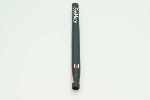 New SeeMore SM120 Long Putter Grip Black/Silver/Red