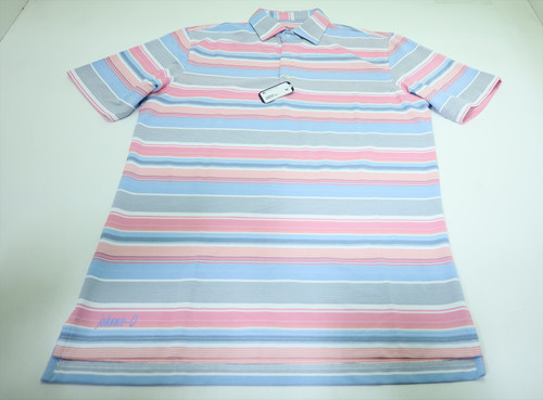 Johnnie-O Golf GADDY Polo Mens Size Medium MALIBLU Regular New