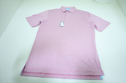 Johnnie-O Golf ARNOLD Polo Mens Size Medium TAFFY Regular New