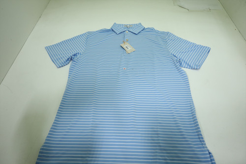 Peter Millar Golf Solid Polo Mens Size Medium COTTAGE BLUE New INV12587529 Peter Millar Golf Solid Polo Mens Size Medium COTTAGE BLUE New INV12587529