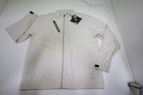 FootJoy Golf Hydroknit Rain Jacket Mens Size Large Stone Regular 1007G New