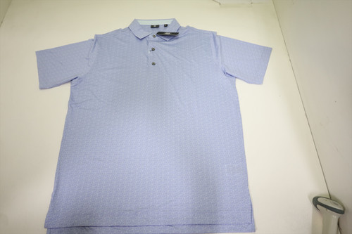 FootJoy Golf Tee Time Polo Mens Size Large Periwinkle/Ice Water 1007G New FootJoy Golf Tee Time Polo Mens Size Large Periwinkle/Ice Water 1007G New