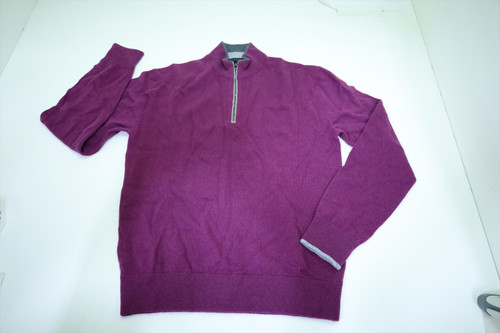 Greyson Golf 1/4 Zip Sweater Mens Size Medium Purple 1/4 Zip Sweater 1012F New
