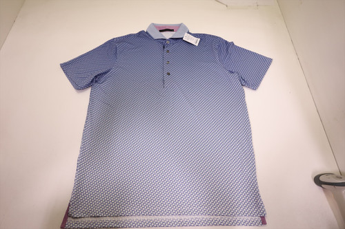 Greyson Golf Dances with Wolves Ombre Polo Mens Size Medium Cloud 1011F 01312223 Greyson Golf Dances with Wolves Ombre Polo Mens Size Medium Cloud 1011F 01312223