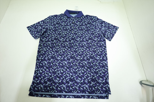 Greyson Golf Micro in the Shadows Polo Mens Size Medium Night 1011F 01312231