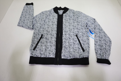 GGBlue Golf Bomber Jacket Womens Size X-Small Black/White 1003G New 01312042