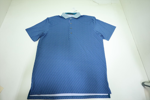 Greyson Golf Wolf Tails Polo Mens Size Medium Sea Turtle 1011F New 01312234