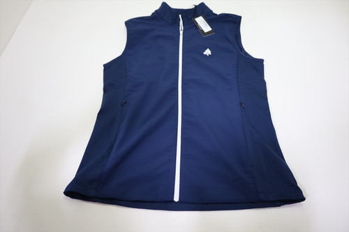 FootJoy Golf Full Zip Vest Womens Size Small Navy Regular 1002F New 01312015