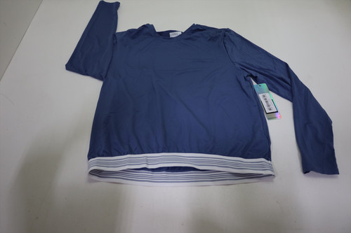 Lucky in Love Golf Solid Pullover Womens Size Small Navy 1007F New 01312157