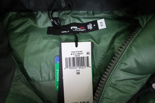 Ralph Lauren RLX Golf Solid Jacket Womens Size Medium Green