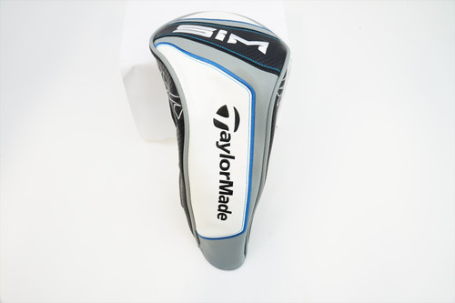 TaylorMade Golf SIM Driver Headcover Head Cover Good White/Black/Blue 2019 TaylorMade Golf SIM Driver Headcover Head Cover Good White/Black/Blue 2019