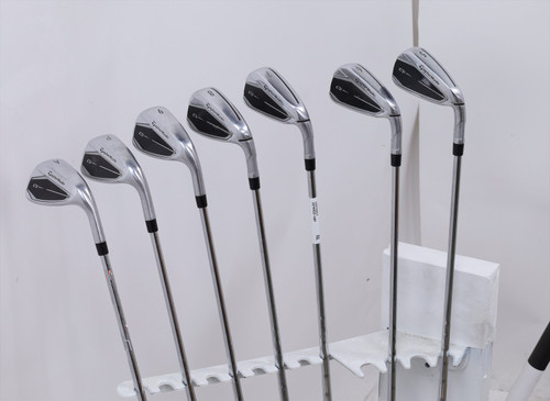 Taylormade Qi Iron Set 5-Pw, Aw Stiff Flex Fst Kbs Max Mt 85 Steel 12676852 Good Taylormade Qi Iron Set 5-Pw, Aw Stiff Flex Fst Kbs Max Mt 85 Steel 12676852 Good